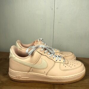 Nike Shoes Air Force 1 womens size 11 shoes Orange leather athletic sneakers
